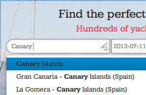 Search for Canary Islands
